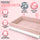XL Bällebad Rosa 120×90×40 cm | Kunstleder Kinder Bällebad – Rainbow Kids