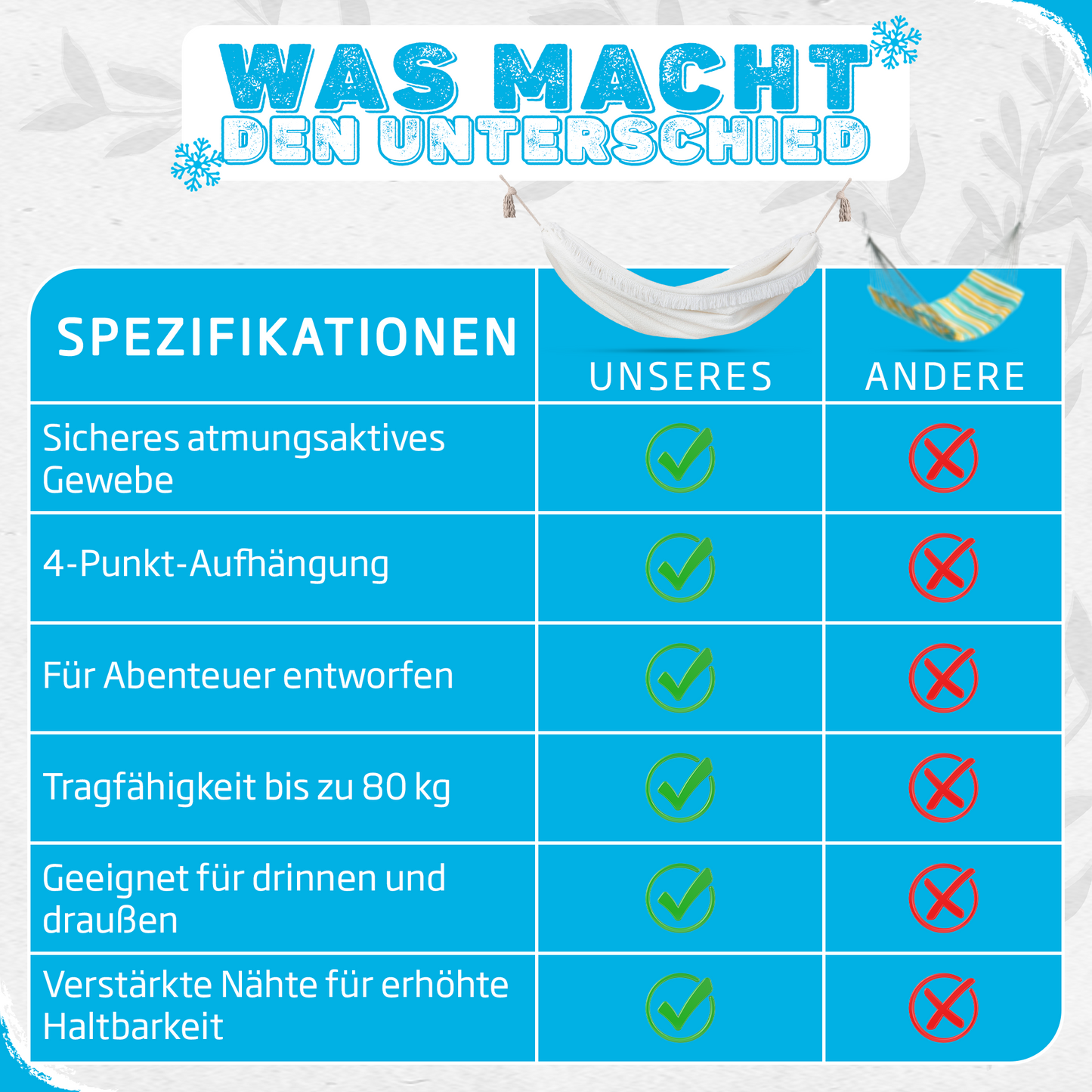 Hängematte Boho Traum - H6