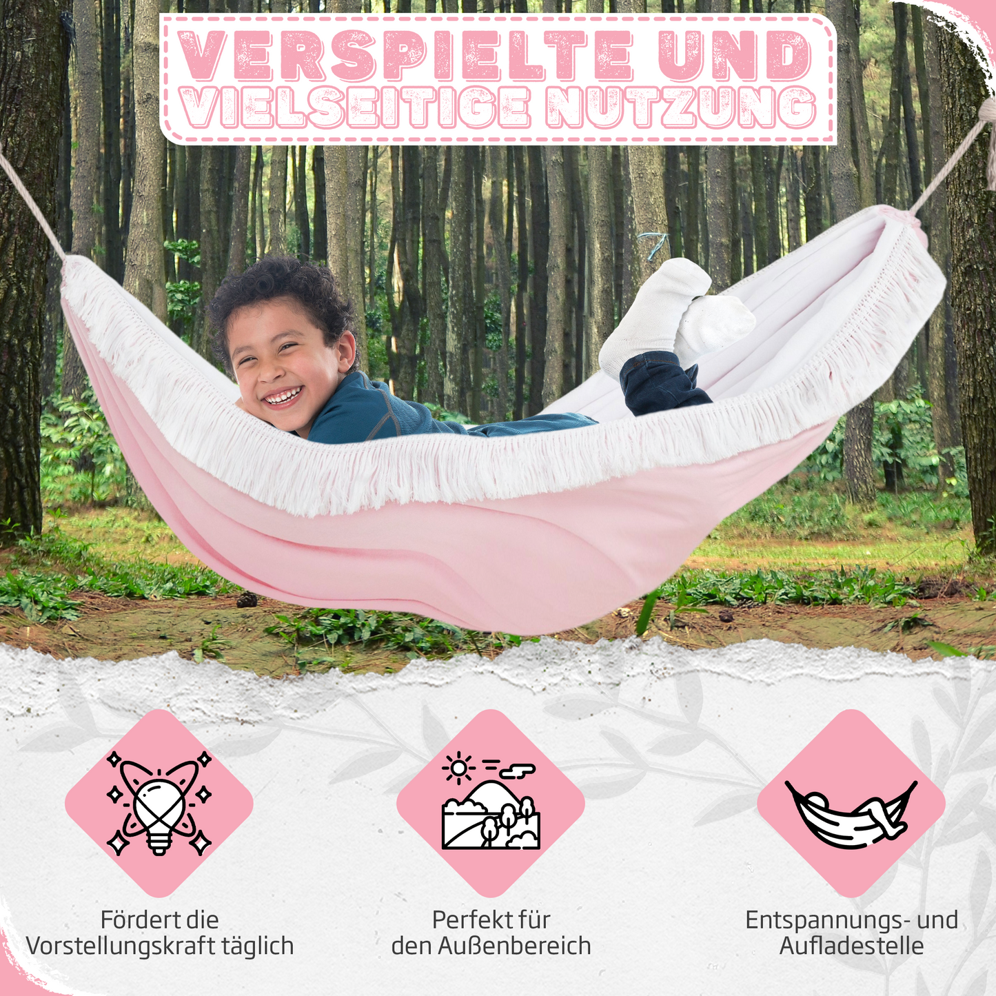 Hängematte Rosenquarz Traum - H7