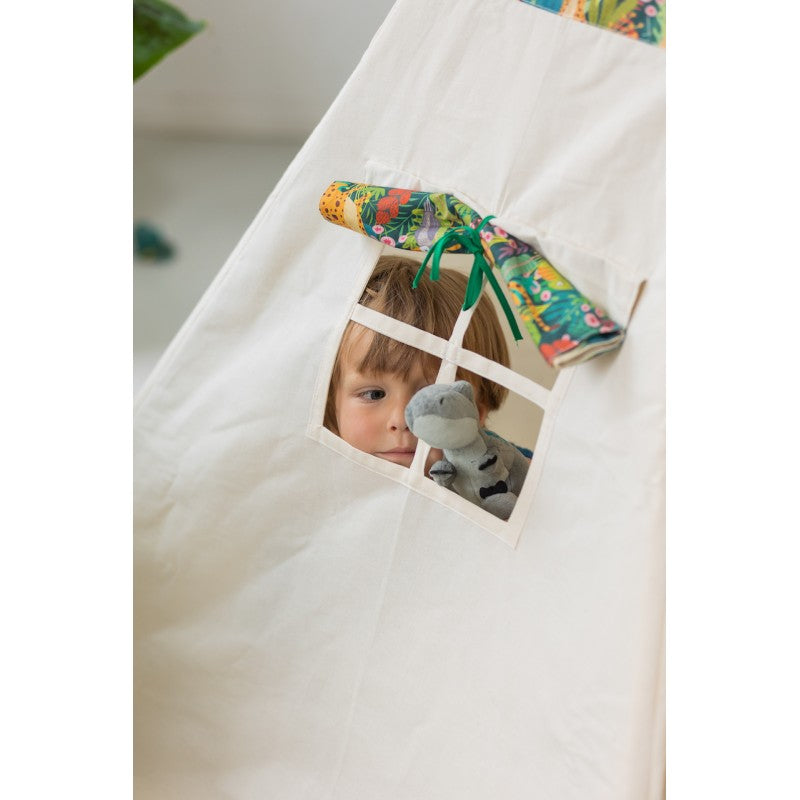 Tipi Spielzelt Dschungel | Abenteuer Kinderzelt aus Baumwolle – Rainbow Kids