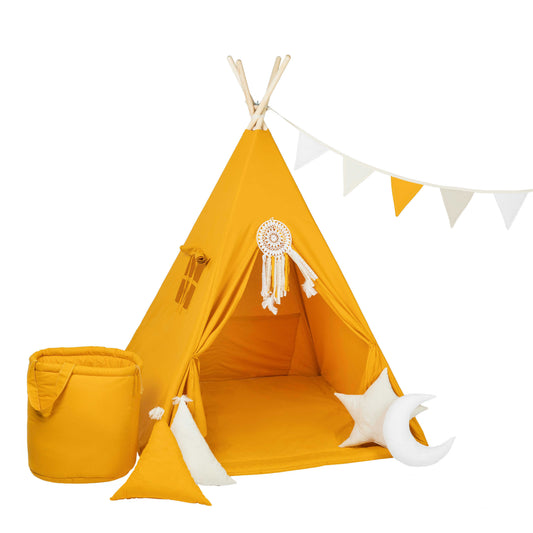 Tipi Spielzelt Bienenland | Kinderzelt mit Bienenmotiv – Rainbow Kids