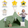 Tipi Spielzelt Waldgeist | Natur Kinderzelt für drinnen & draußen – Rainbow Kids
