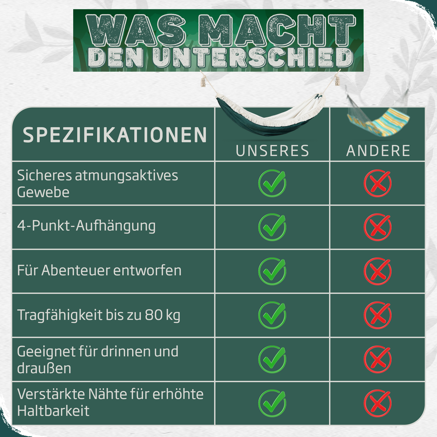 Hängematte Waldtraum - H10