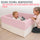L Bällebad Rosa 90×90×40 cm | Kunstleder Kinder Bällebad – Rainbow Kids