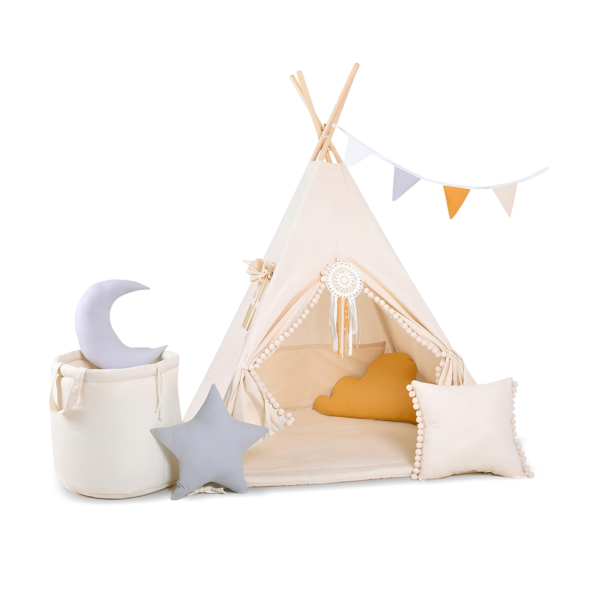 zubehör für tipi zelt Tipi Spielzelt Beiger Wolf